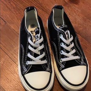 Little girls size 12 canvas shoes